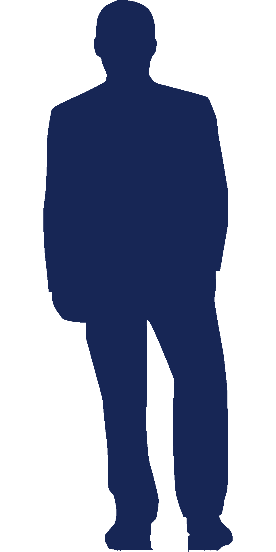 Silhouette humaine de 1.80m