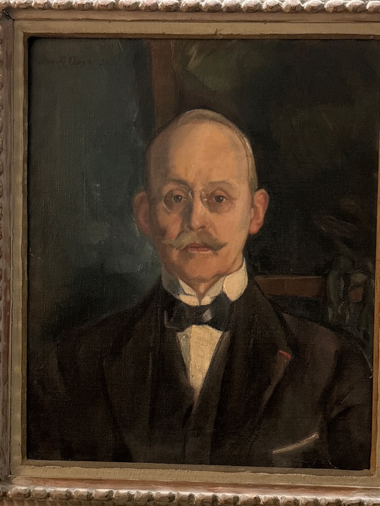 Svante BERGH — Portrait de l'écrivain Hjalmar LUNGREN, Président du Cercle