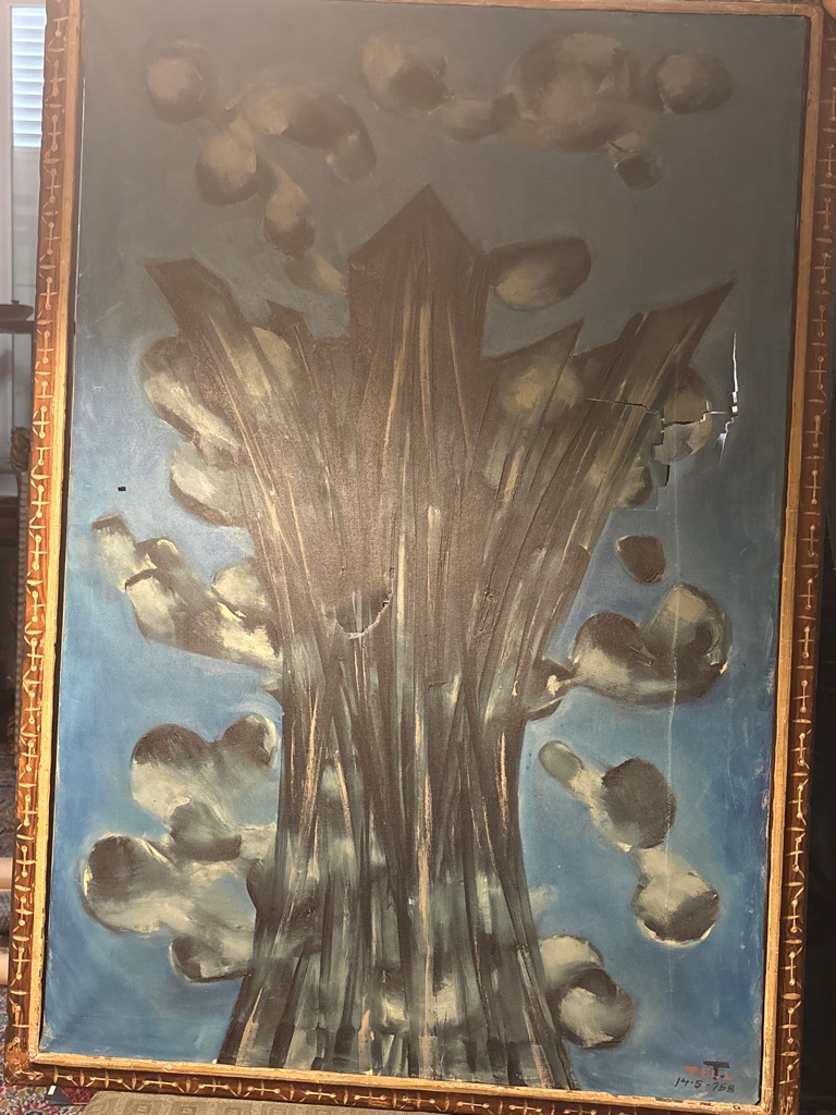 Umar TELL — La palette bleu