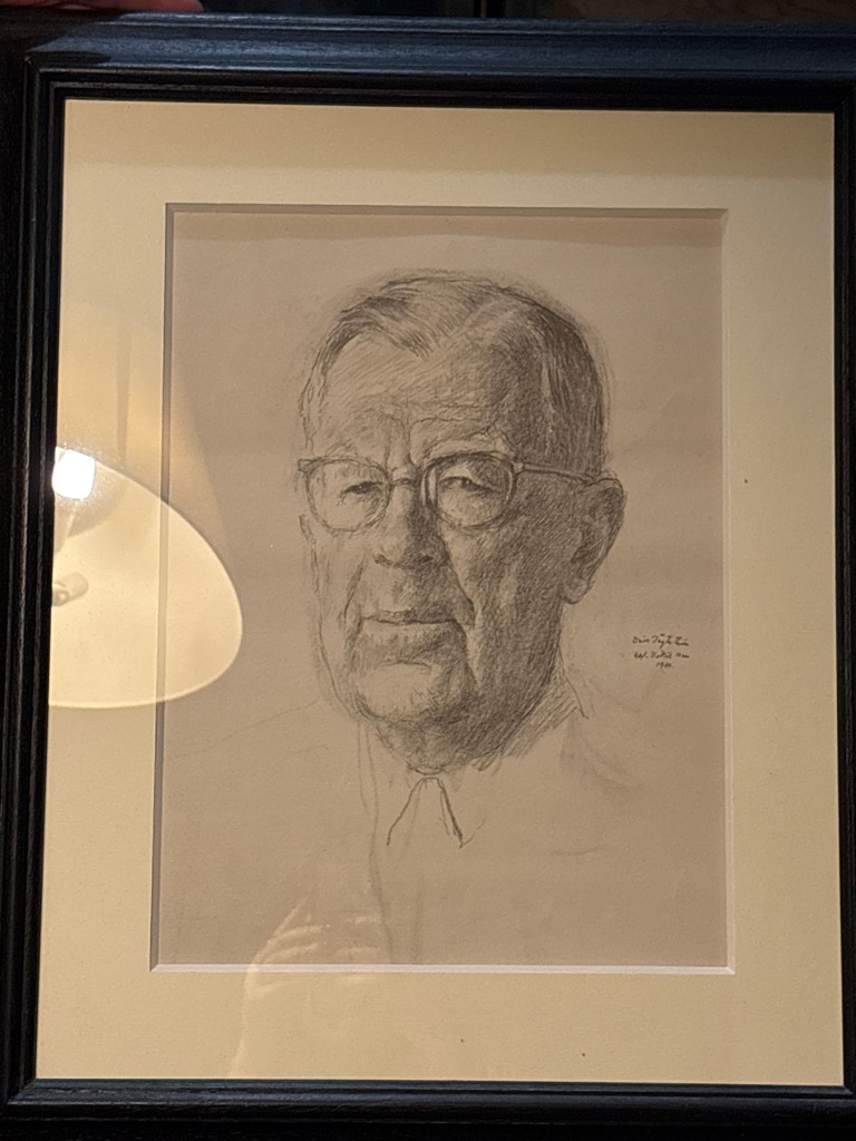 David TÄGTSTRÖM — Portrait du roi de Suède, Gustav VI Adolphe