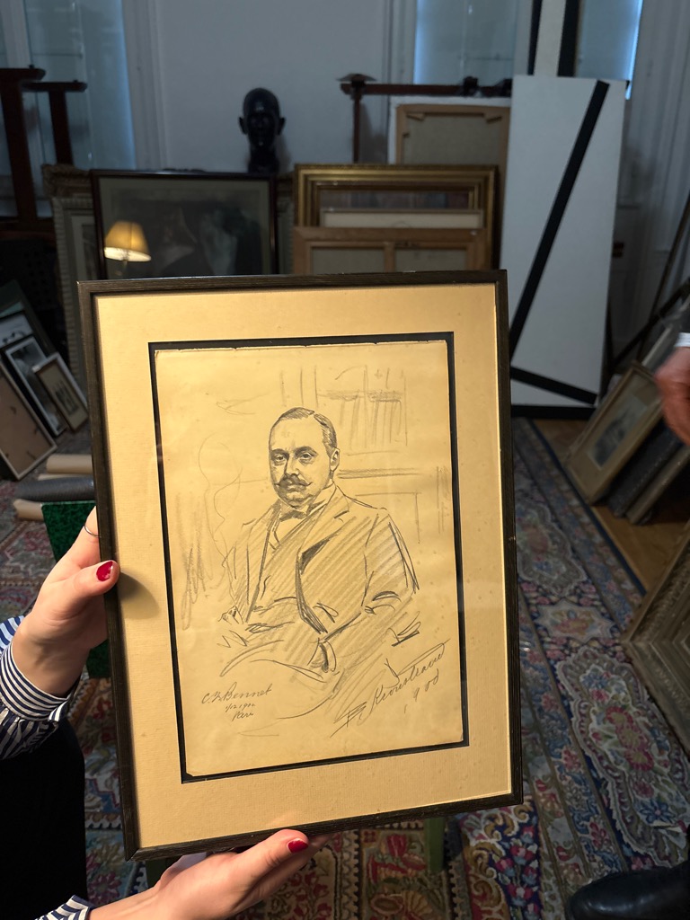 Bror Karl Albert KRONSTRAND — Portrait de mr Bennet