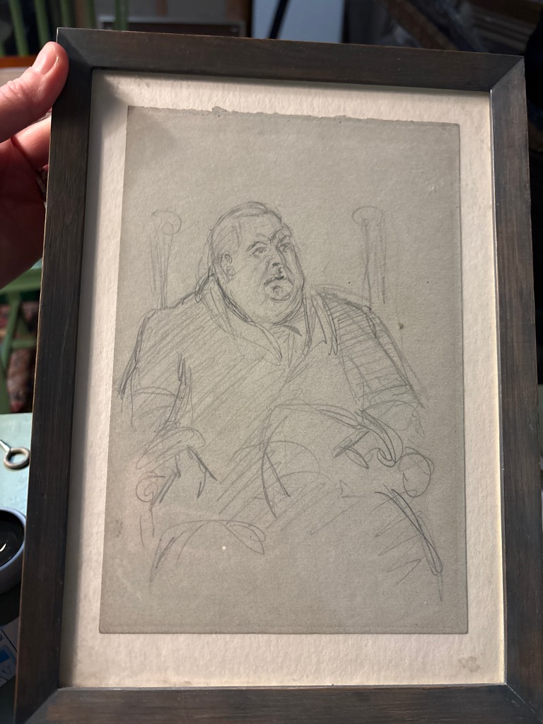 Attribué à Roland KEMPE — Portrait de Gunnar Berndtson, directeur du cercle suédois à Paris