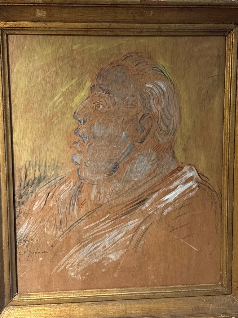 Carl FRIESENDAHL — Portrait de Gunnar Berndtson, directeur du cercle suédois à Paris