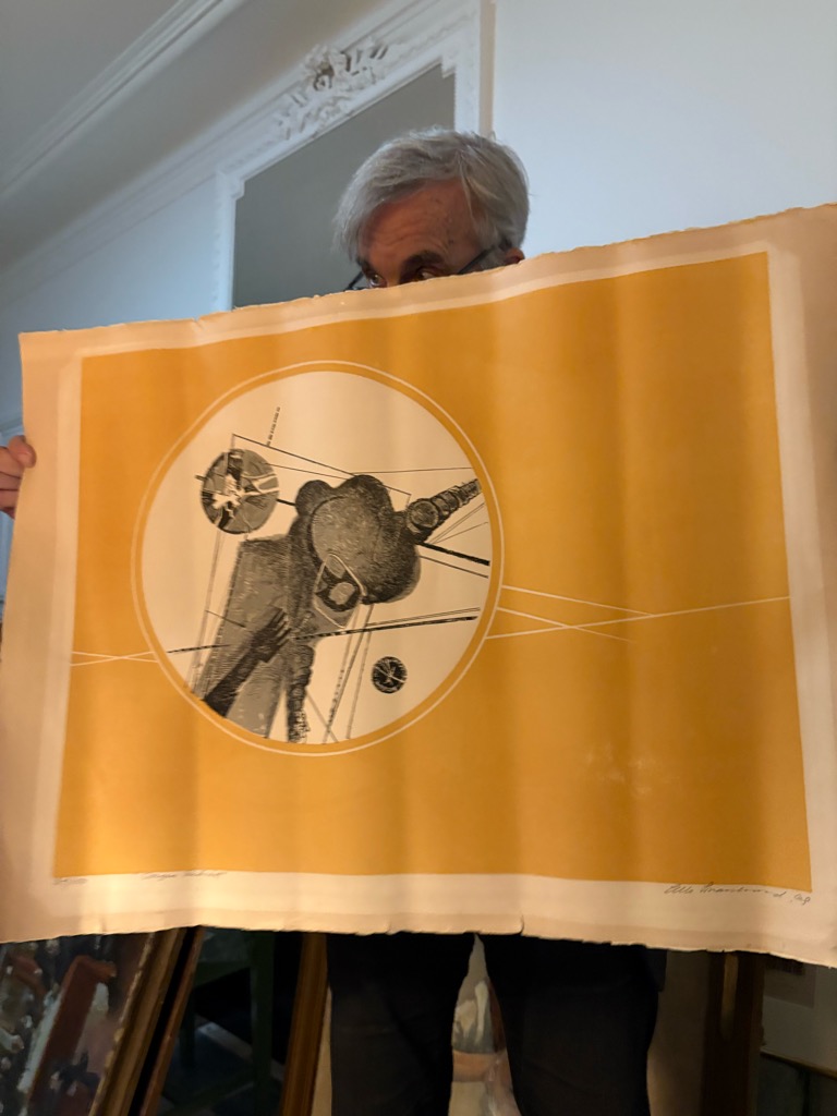 Olle SVANLUND — Cible jaune, 1976 numérotée 34 / 150