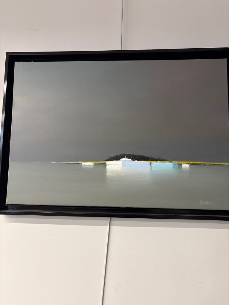 Pierre DOUTRELEAU — Barques près du rivage