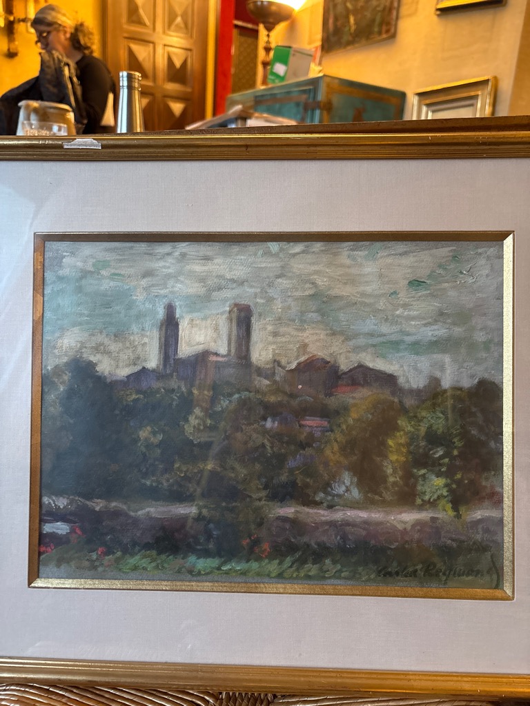 Carlos-Reymond — Vue de village au printemps