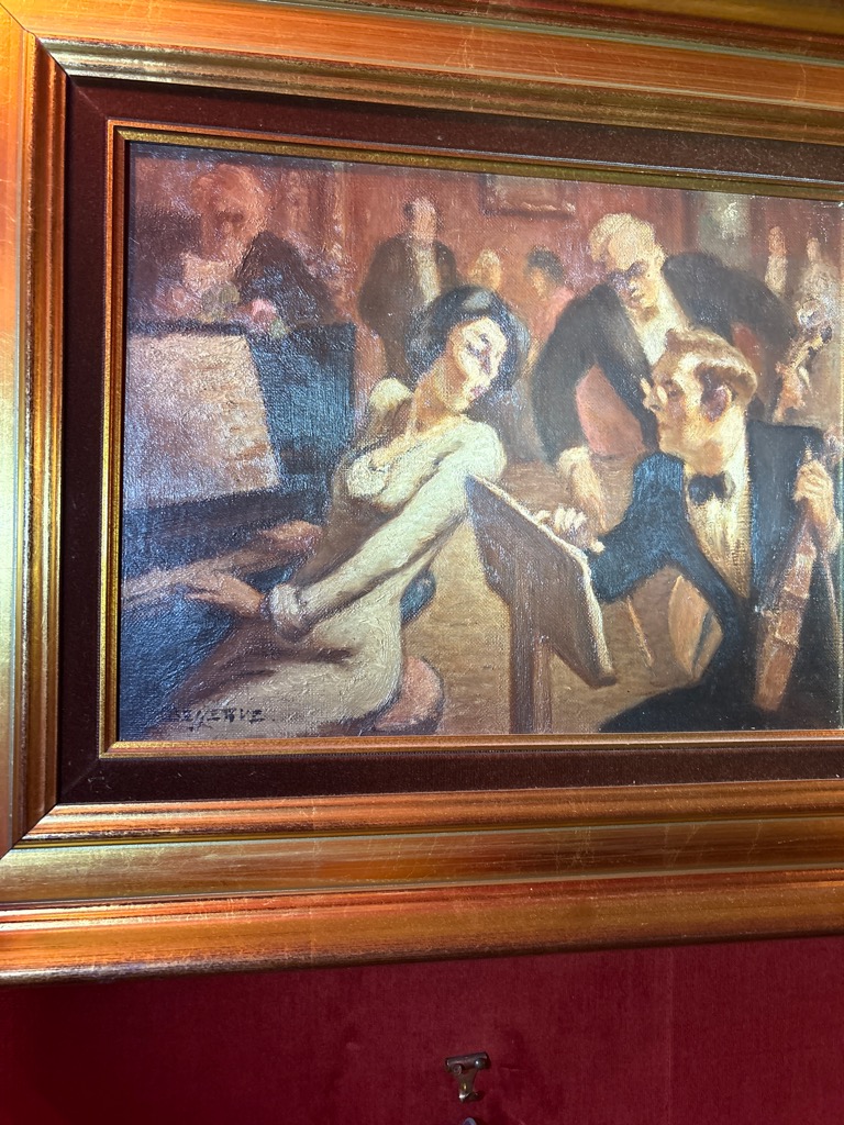 René Besserve — Le concert de musique au piano