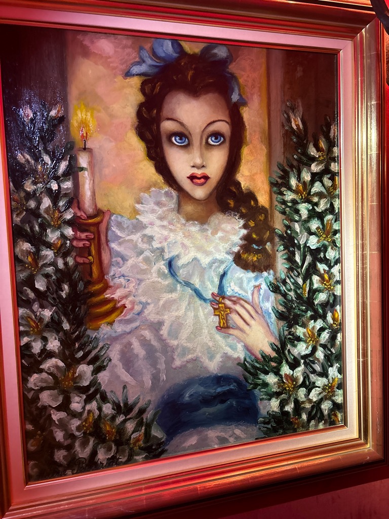 Hélène Perdriat — Jeune fille tenant une bougie