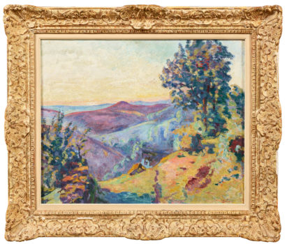  — Coucher de soleil sur le Puy Barriou