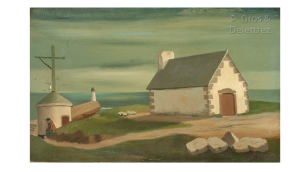 — Eglise et calvaire en Bretagne