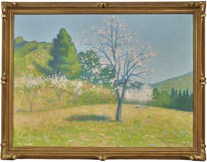  — Le verger en fleurs au printemps