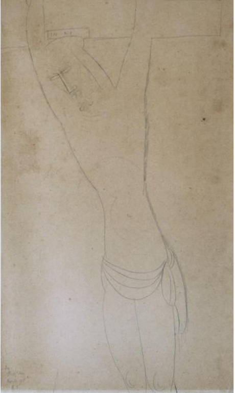 Amedeo Modigliani (1884-1920) — Christ en croix