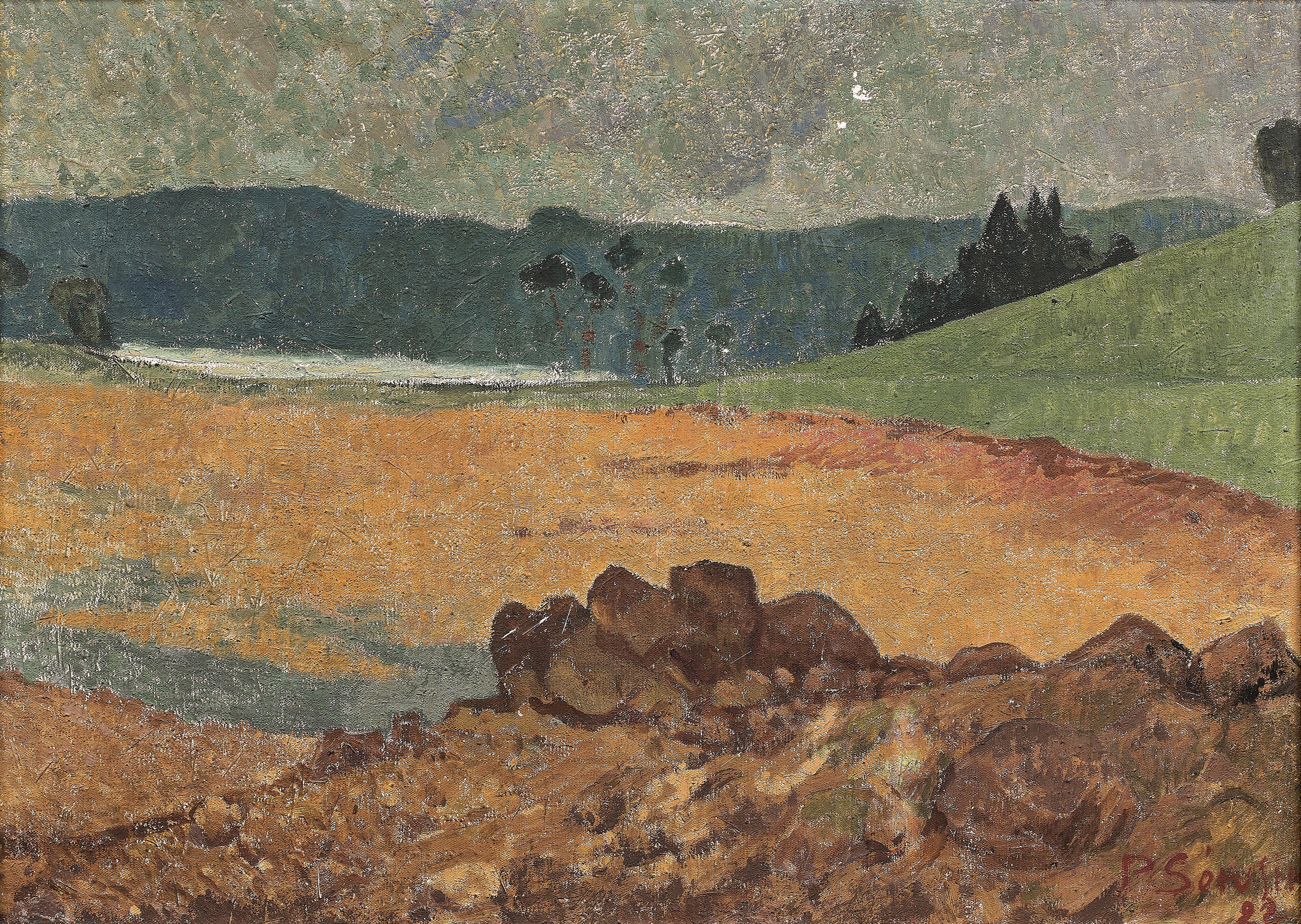 Paul SERUSIER (1864-1927) — Bord de mer en Bretagne