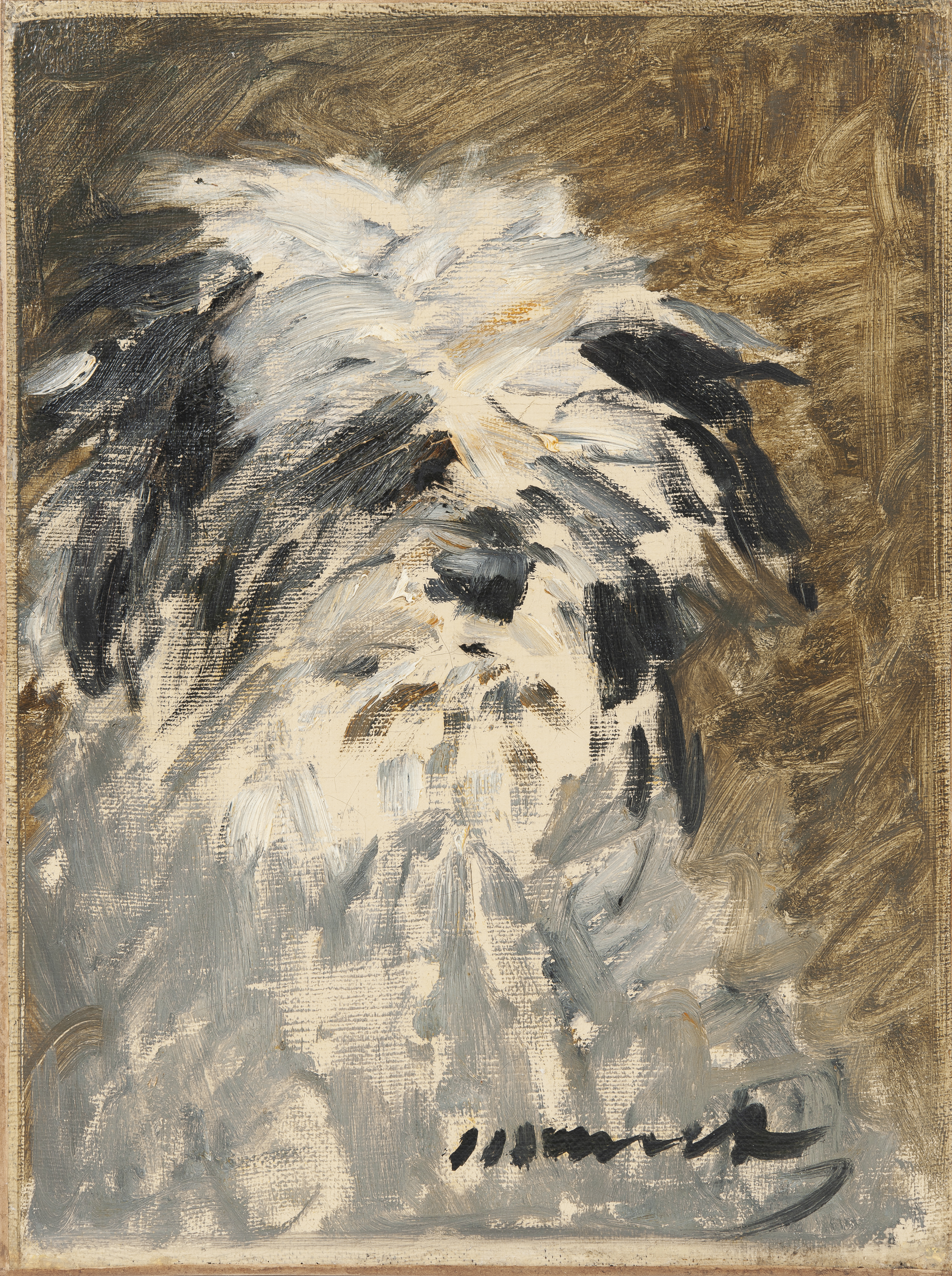 Édouard MANET (1832-1883)    — Le Chien « Minnay », cira 1879 