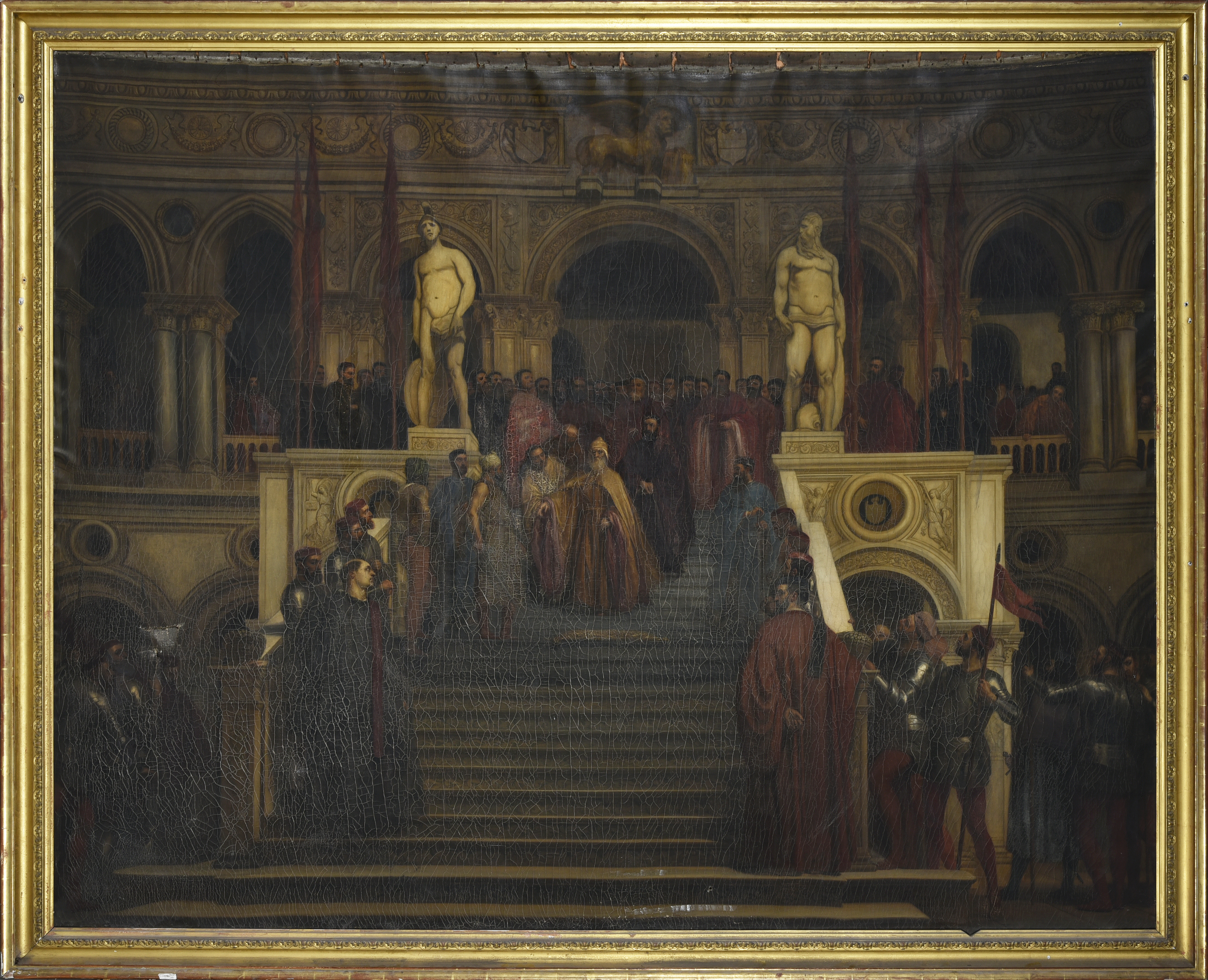 Joseph-Nicolas ROBERT-FLEURY (1797-1890) — L'exécution du doge Marino Faliero, 1844