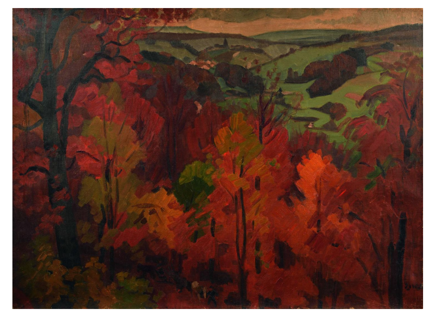Jules Émile ZINGG (1882-1942) — L'Automne en Franche-Comté