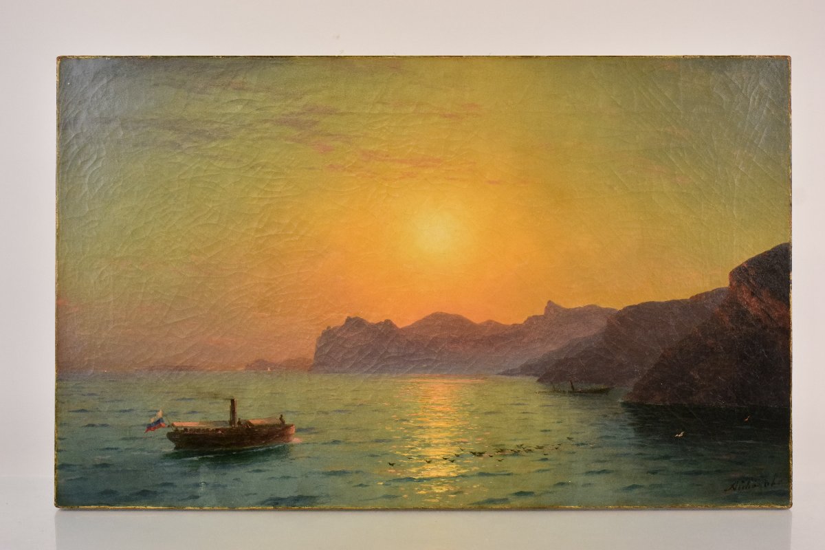  — Bateau vapeur russe secourant un navire en déperdition