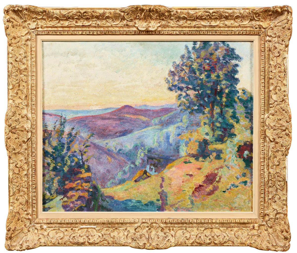  — Coucher de soleil sur le Puy Barriou