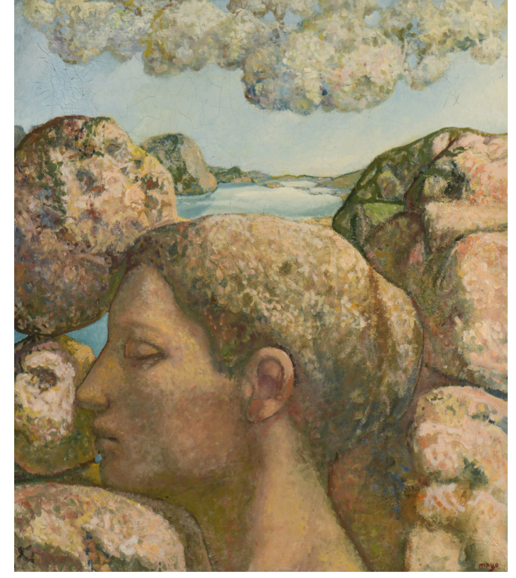 Antoine Malliarakis dit MAYO (1905-1990) — Pierres, 1974