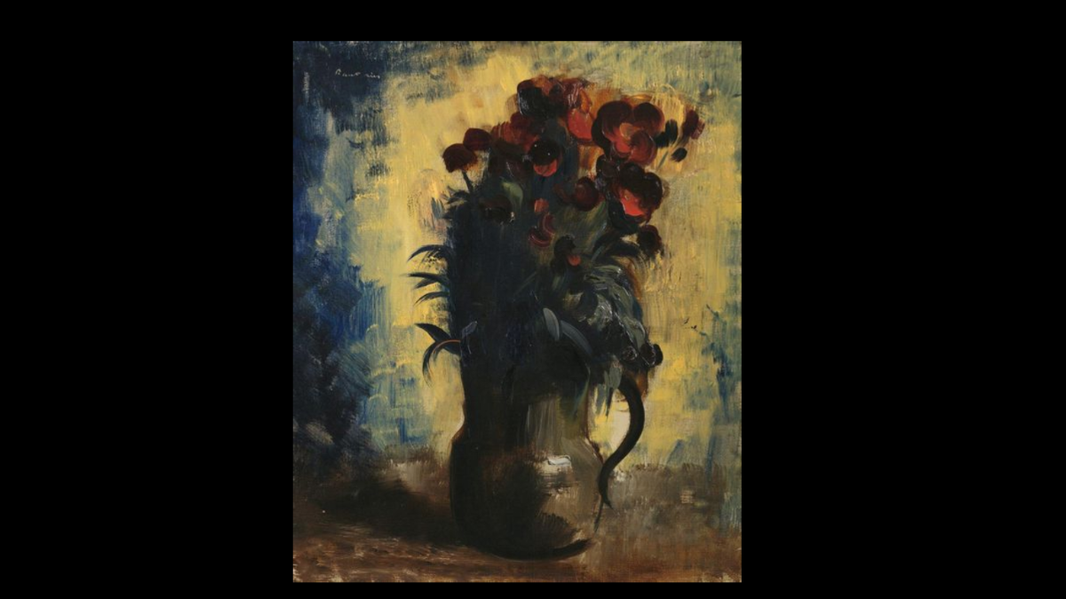  — Nature morte au vase de giroflées