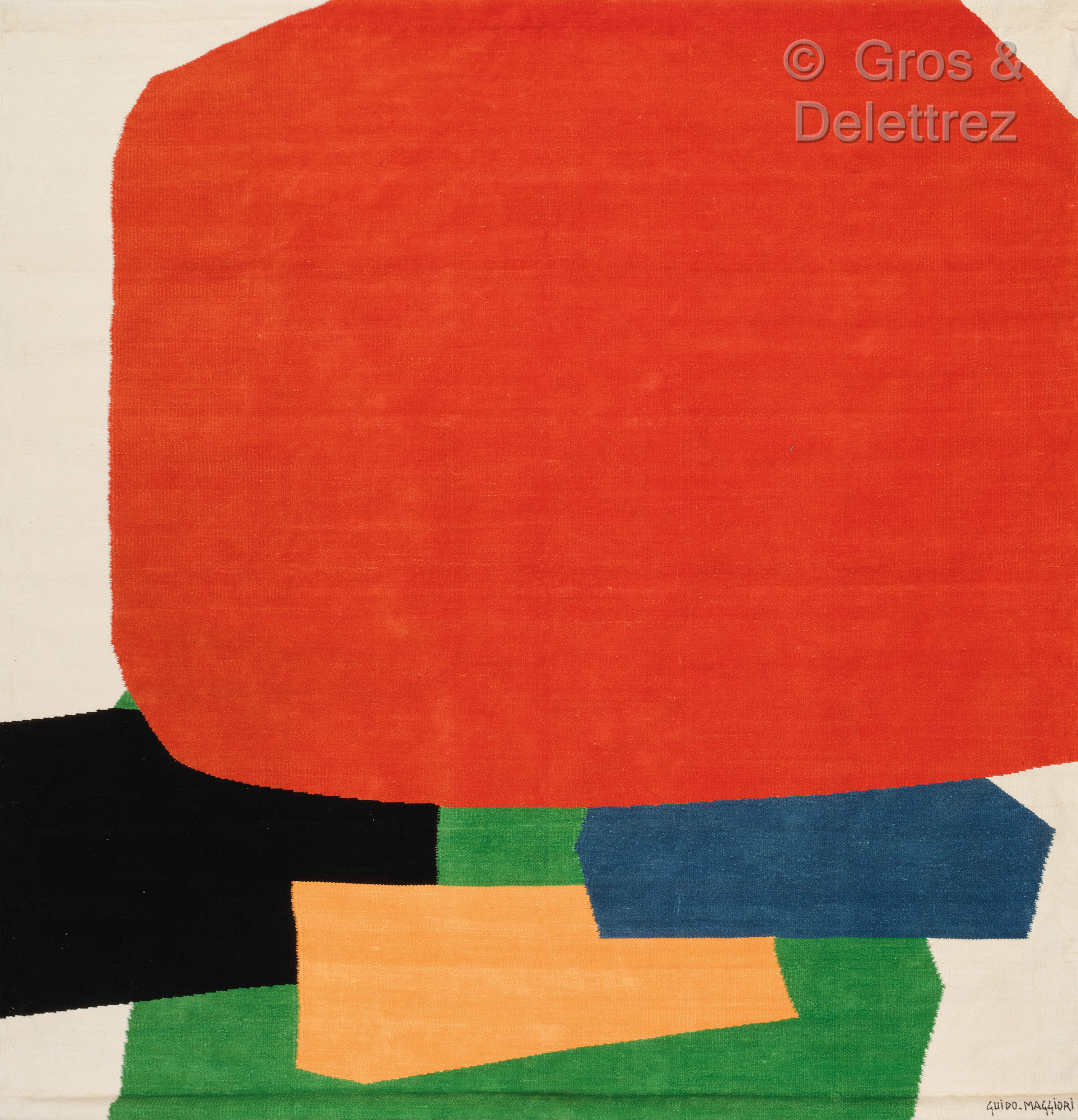 GUIDO MAGGIORI — Rouge, vert, jaune, noir et bleu