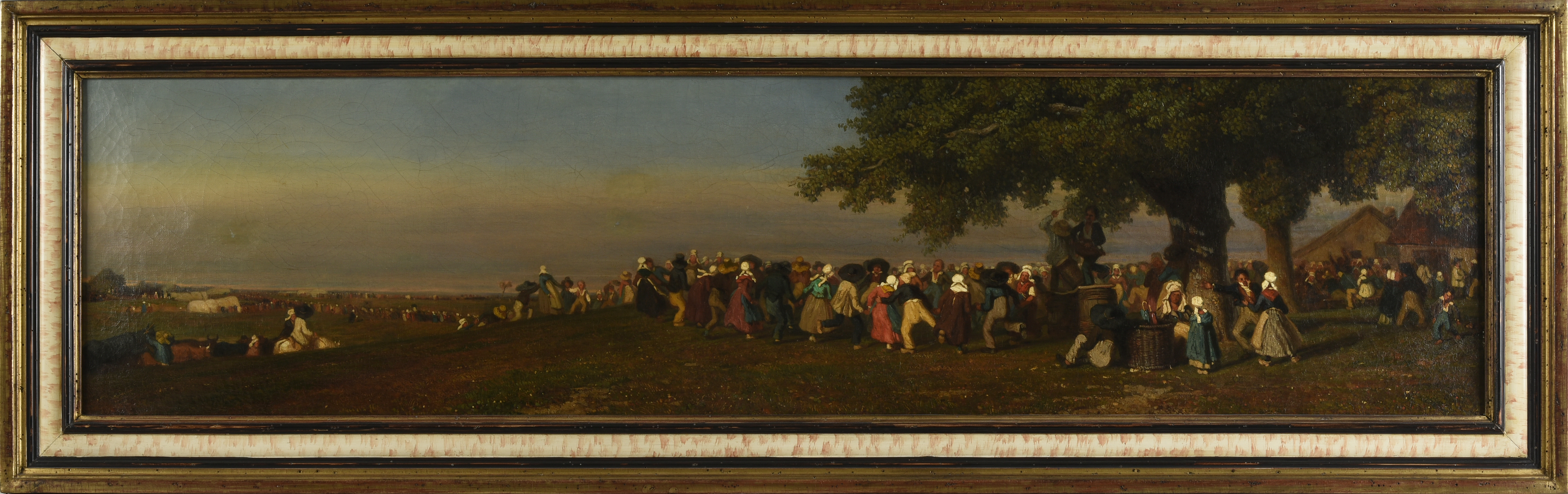  Constant TROYON (1810-1865) — Foire champêtre dans le Limousin, 1837