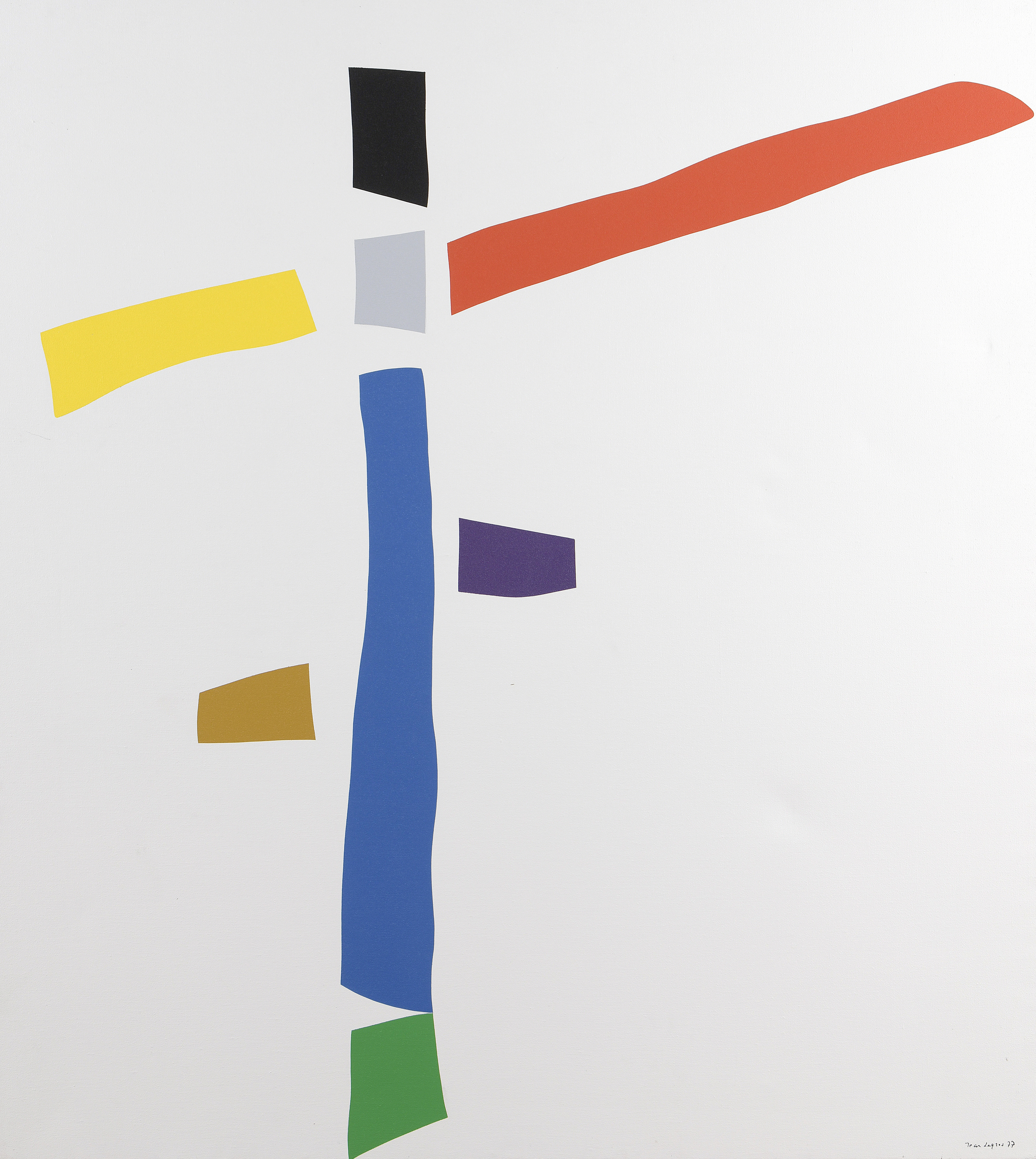 Jean LEGROS (1917-1981) — Grue de Beaubourg, 1977