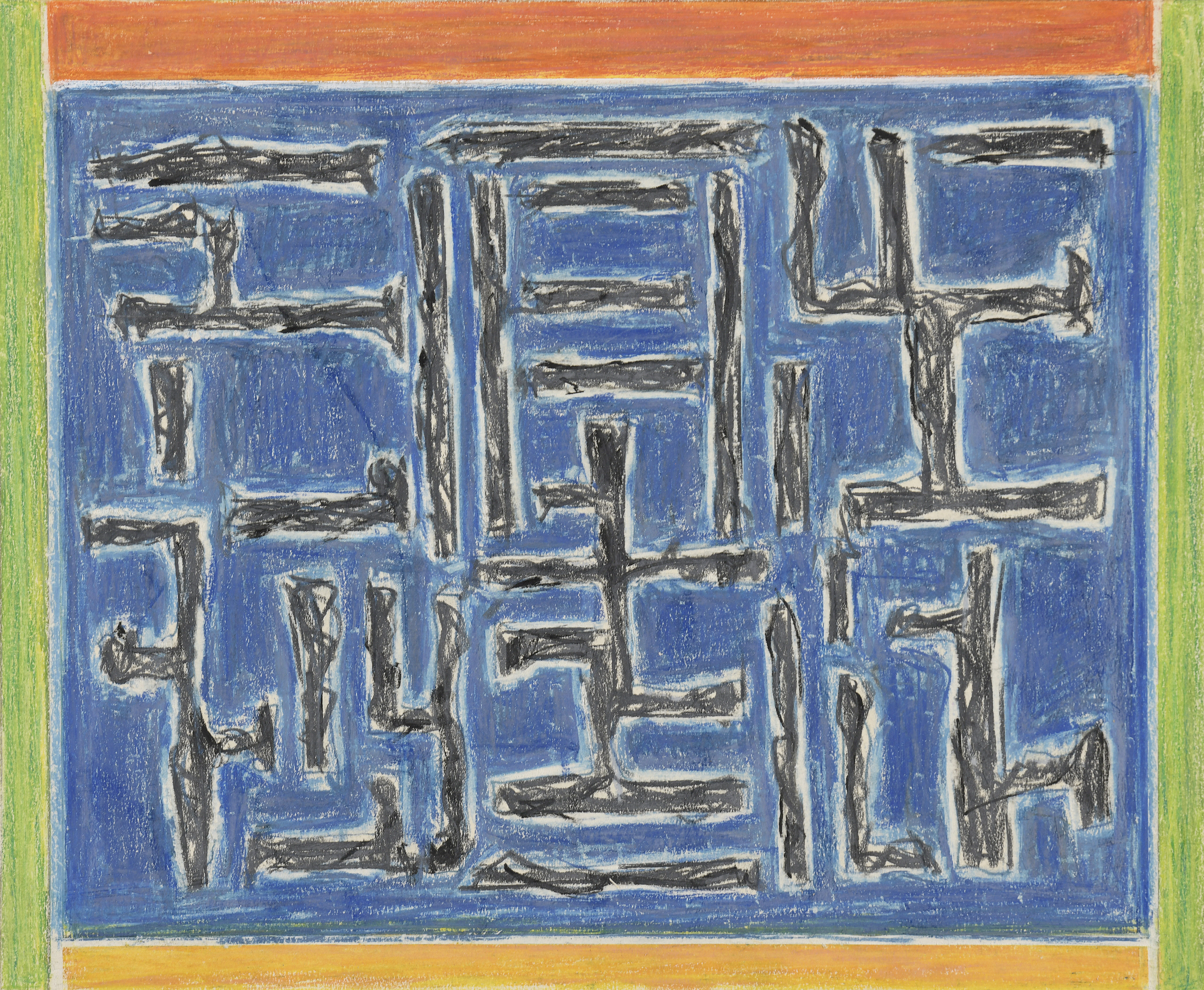 Jean LEGROS (1917-1981) — Sans titre, 1957