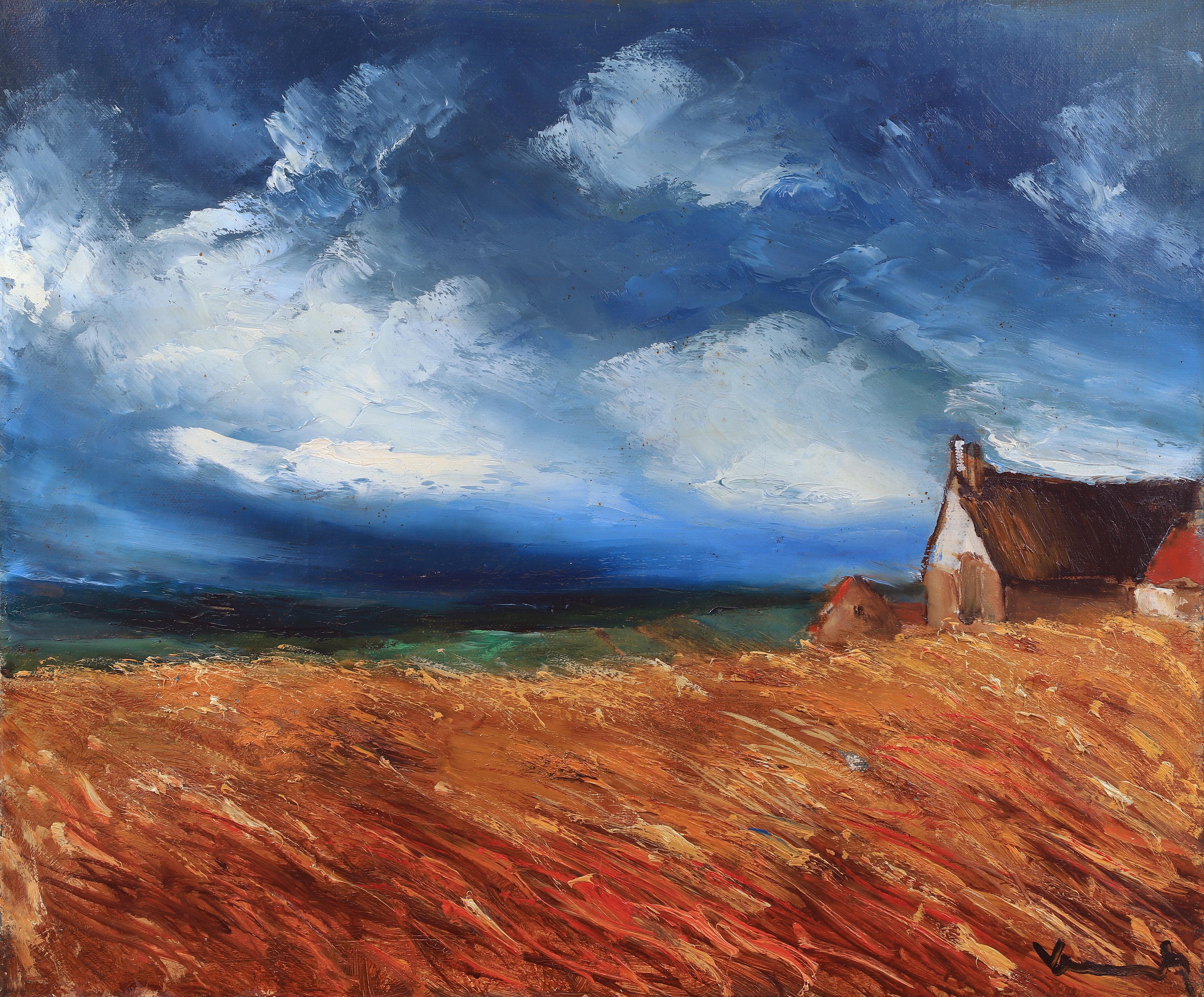 Maurice DE VLAMINCK (1876-1958) — Les champs de blé