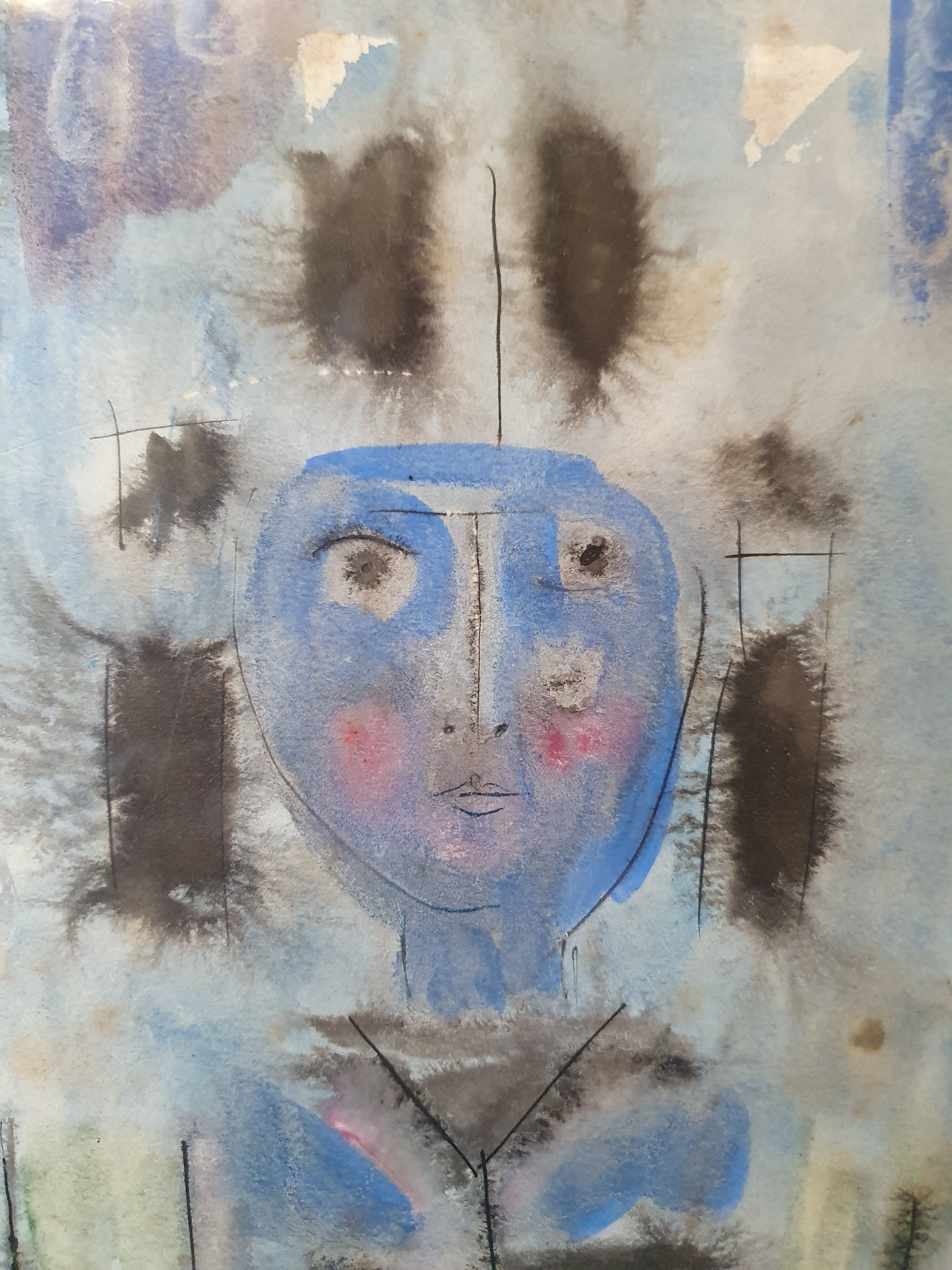 Daniel PANAGOPOULOS dit DANIL (1924-2008) — \"Visage bleu\"