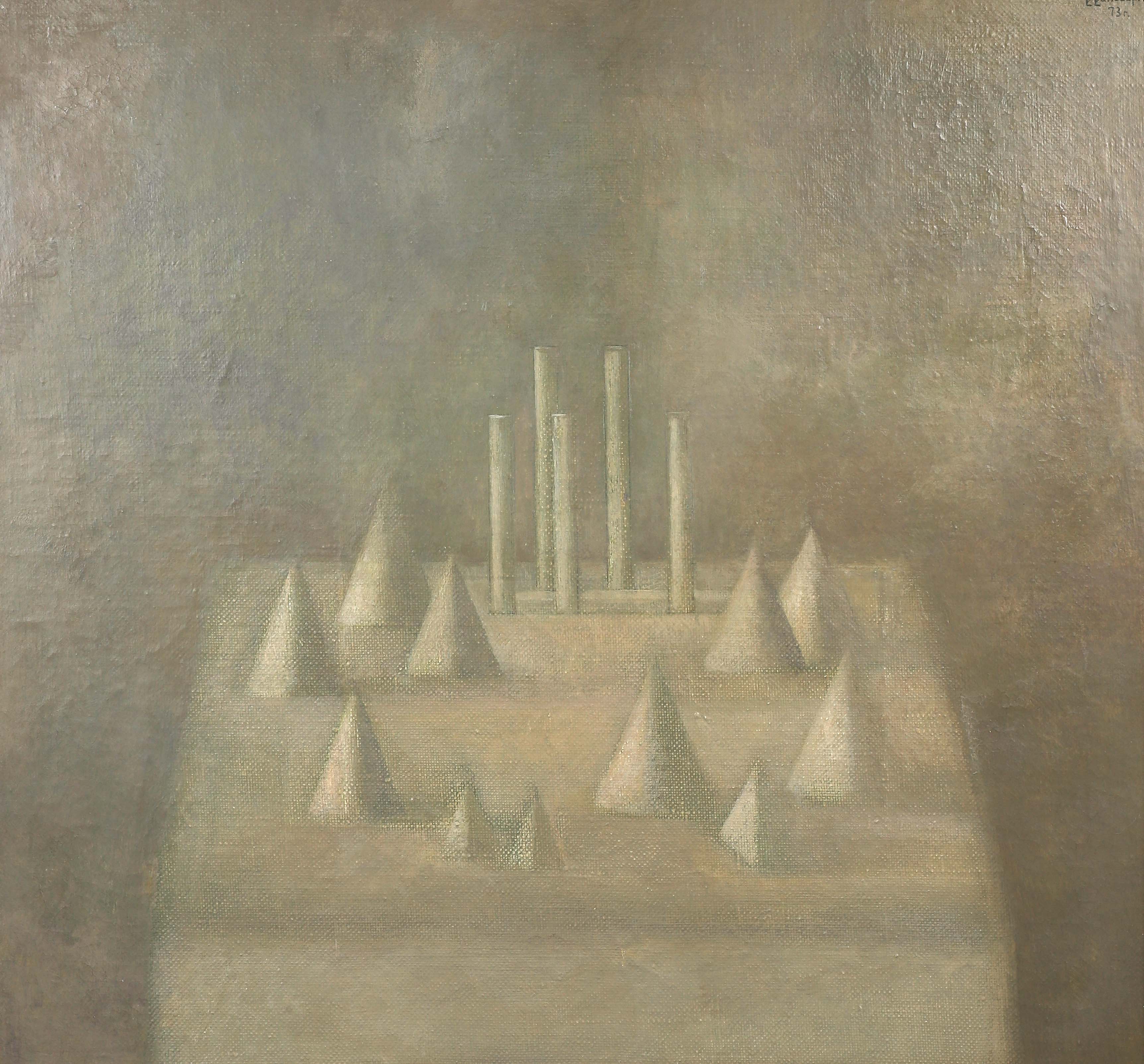 Vladimir Grigorievic WEISBERG (1924-1985) — Pyramids and short columns