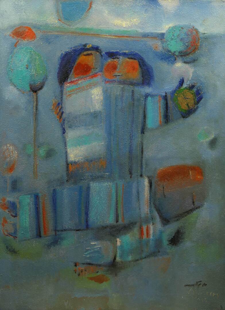 Fateh MOUDARRES (1922-1999) —  Deuxième voyage, Damas 1979