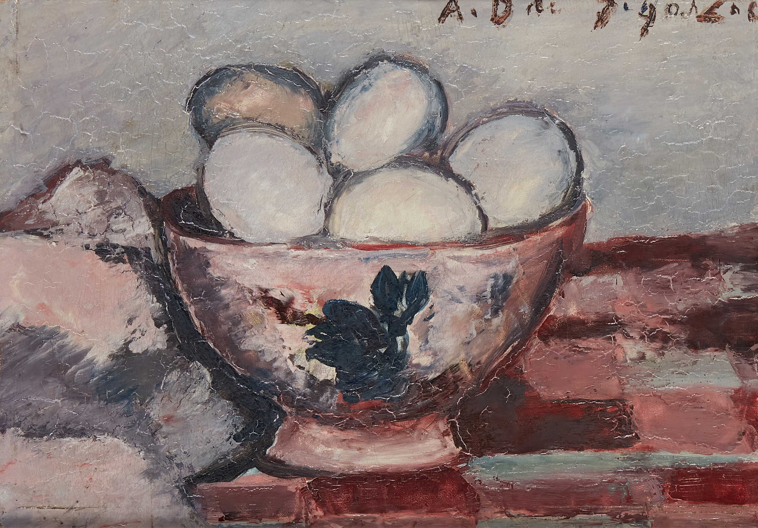 André Albert Marie DUNOYER de SEGONZAC (1884-1974) — Les œufs