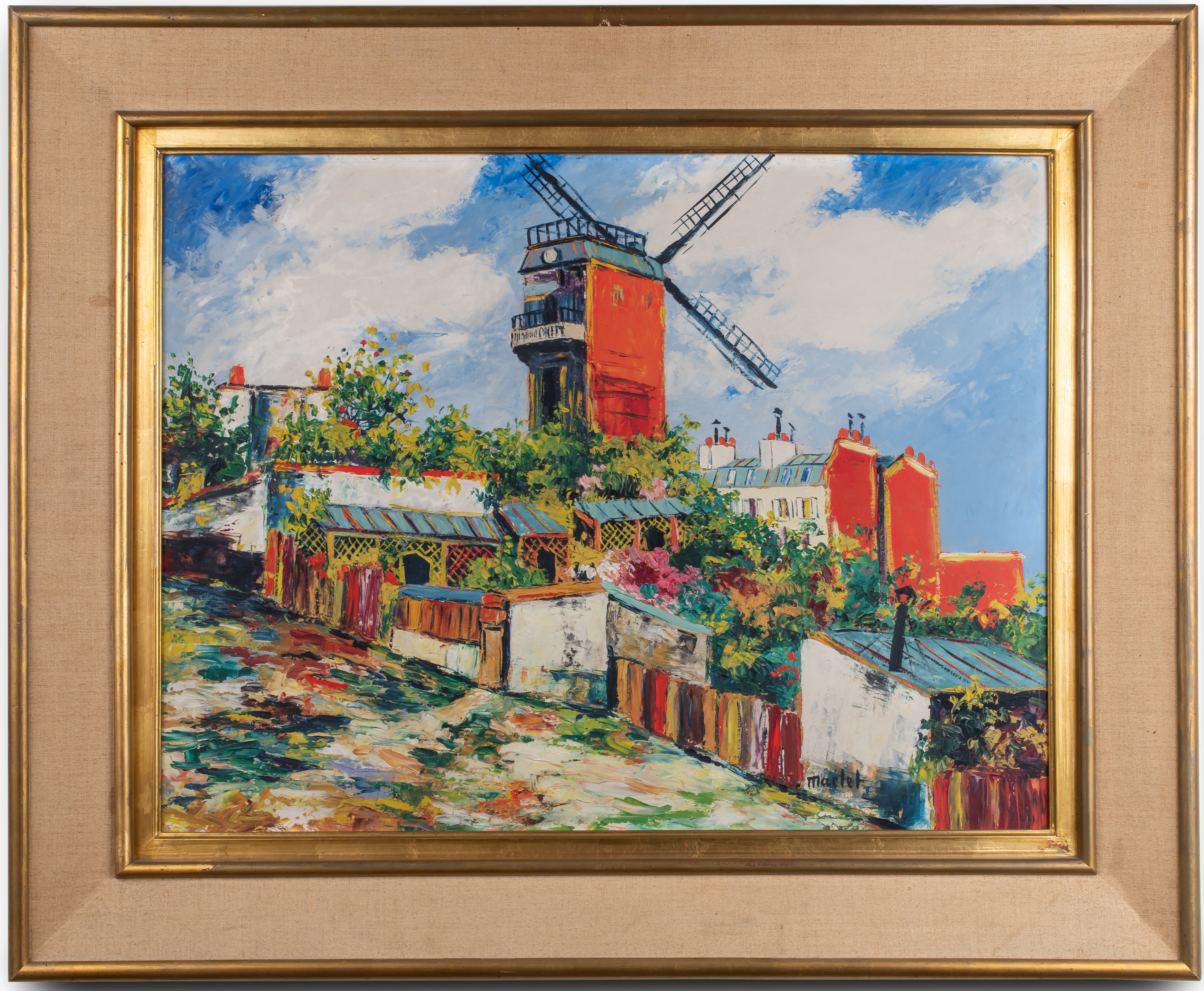 Elisée MACLET (1881-1962) — Le moulin de la Galette