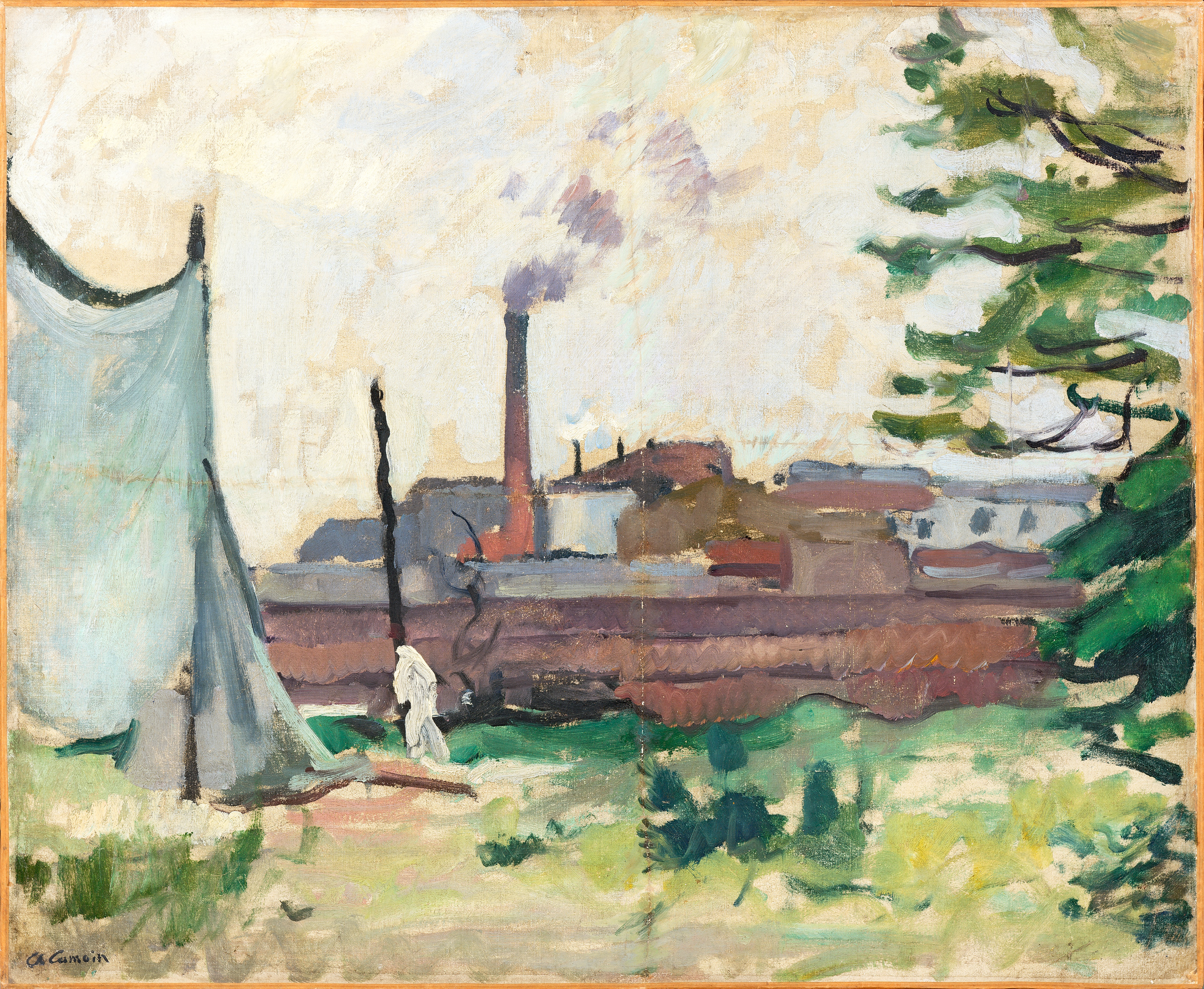 Charles CAMOIN (1879-1965) — La banlieue de Paris, 1910