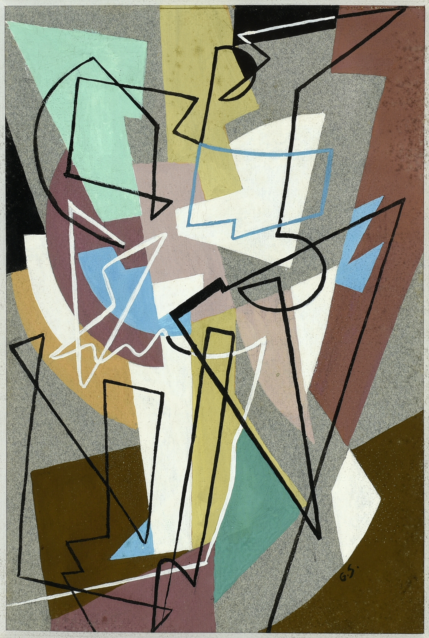 Gino SEVERINI (1883-1966) — Pas de danse, circa 1955-1956.