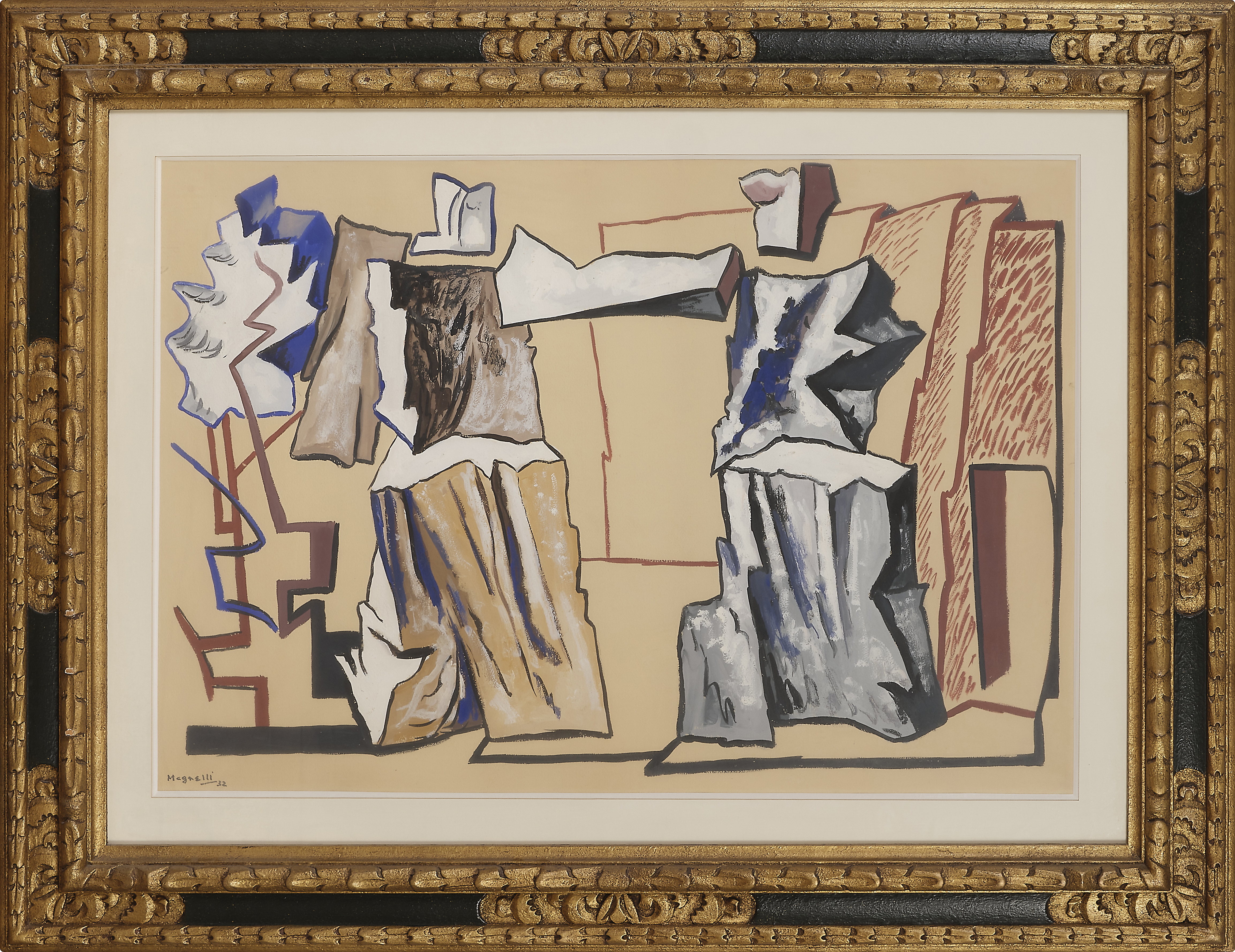 Alberto MAGNELLI (1888-1971) — Pierres, (19) 32