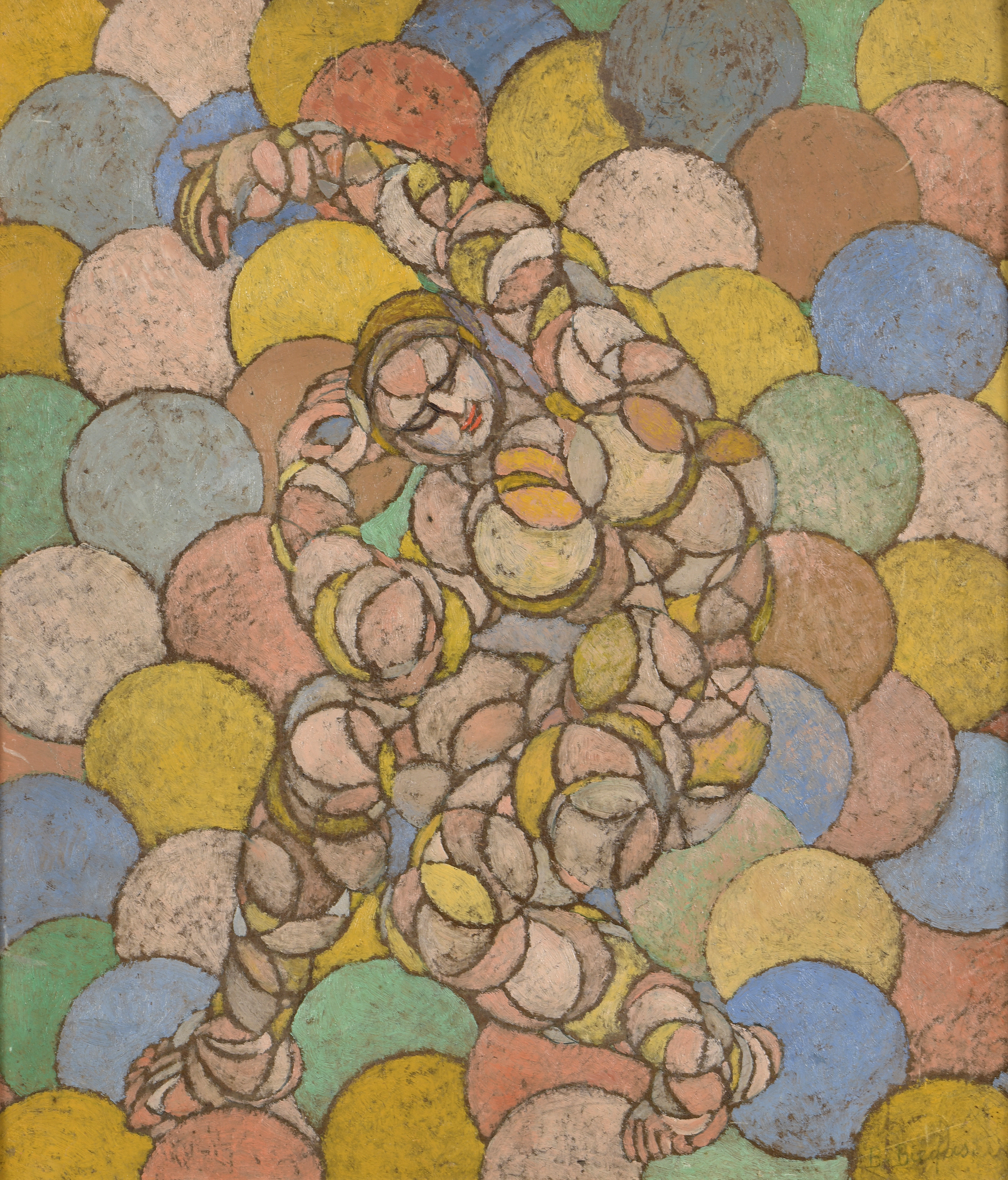 Boleslas BIEGAS (1877-1954) — Le danseur de ballet, circa 1918-1920 (Sphérisme)