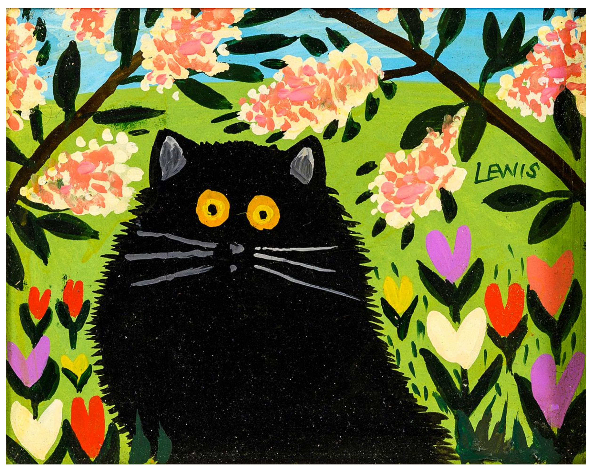 Maud LEWIS (1903-1970) — Le chat