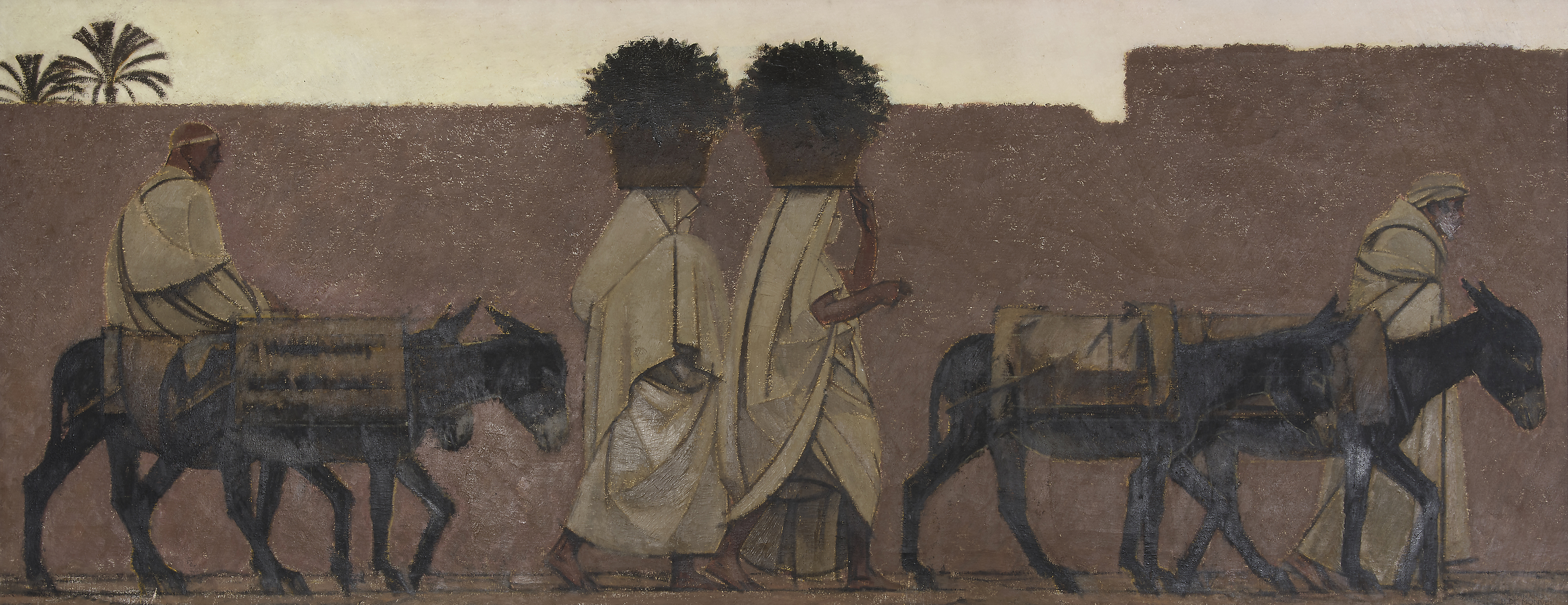 Bernard BOUTET DE MONVEL (1881 1949) — Caravane, Marrakech, 1918