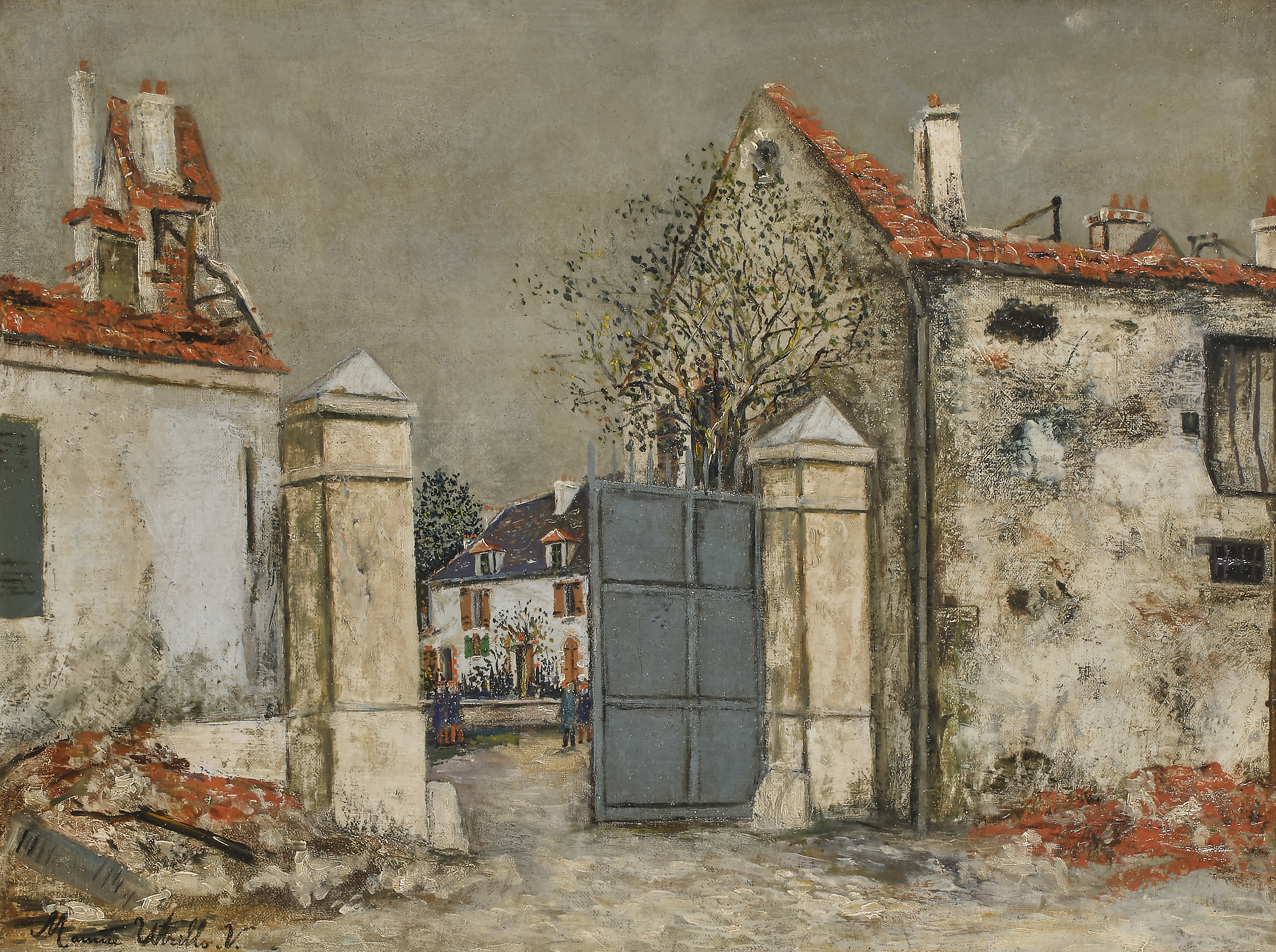 Maurice UTRILLO (1883 1955) — La Ferme Nogeon, vers 1920
