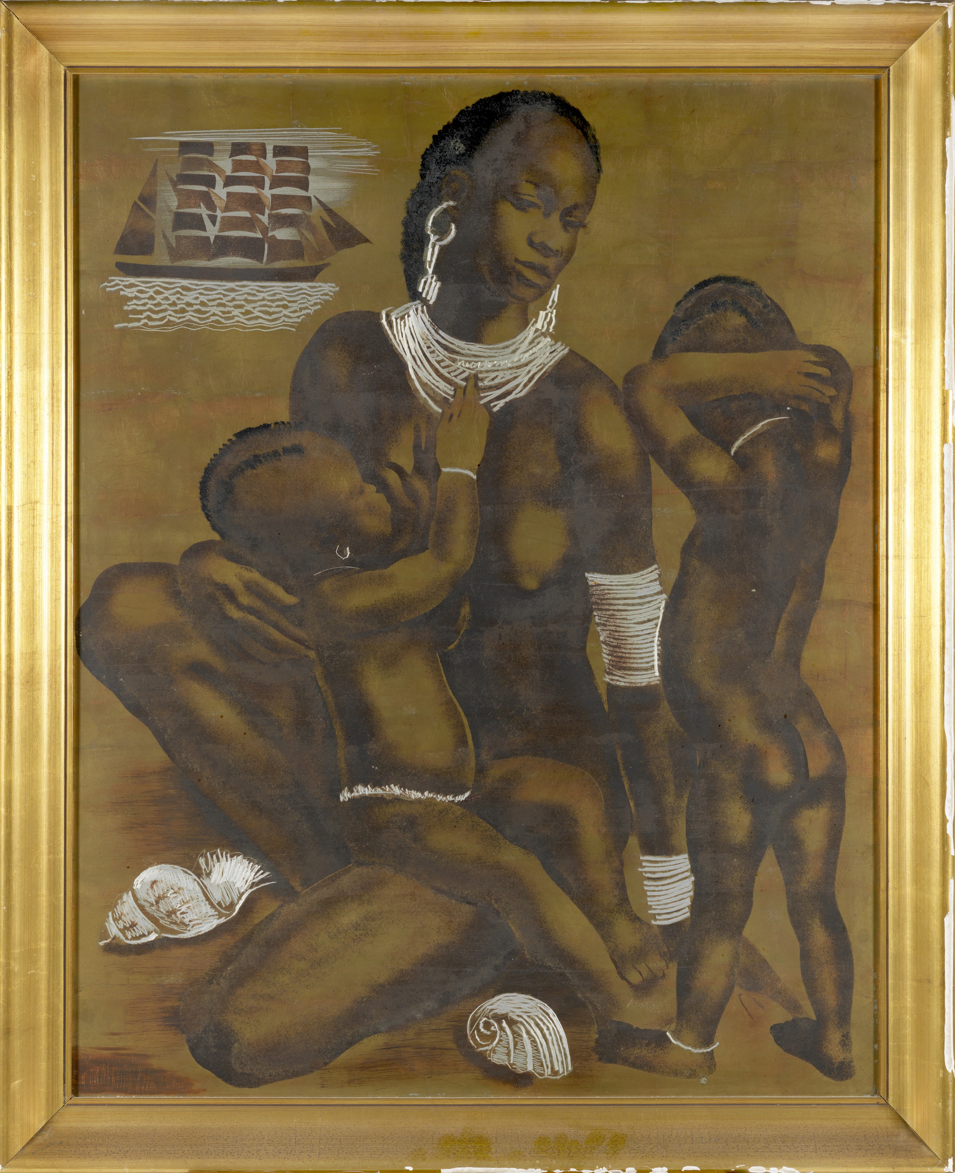 Milivoy UZELAC (1897 - 1977) — Maternité du fouta djallon