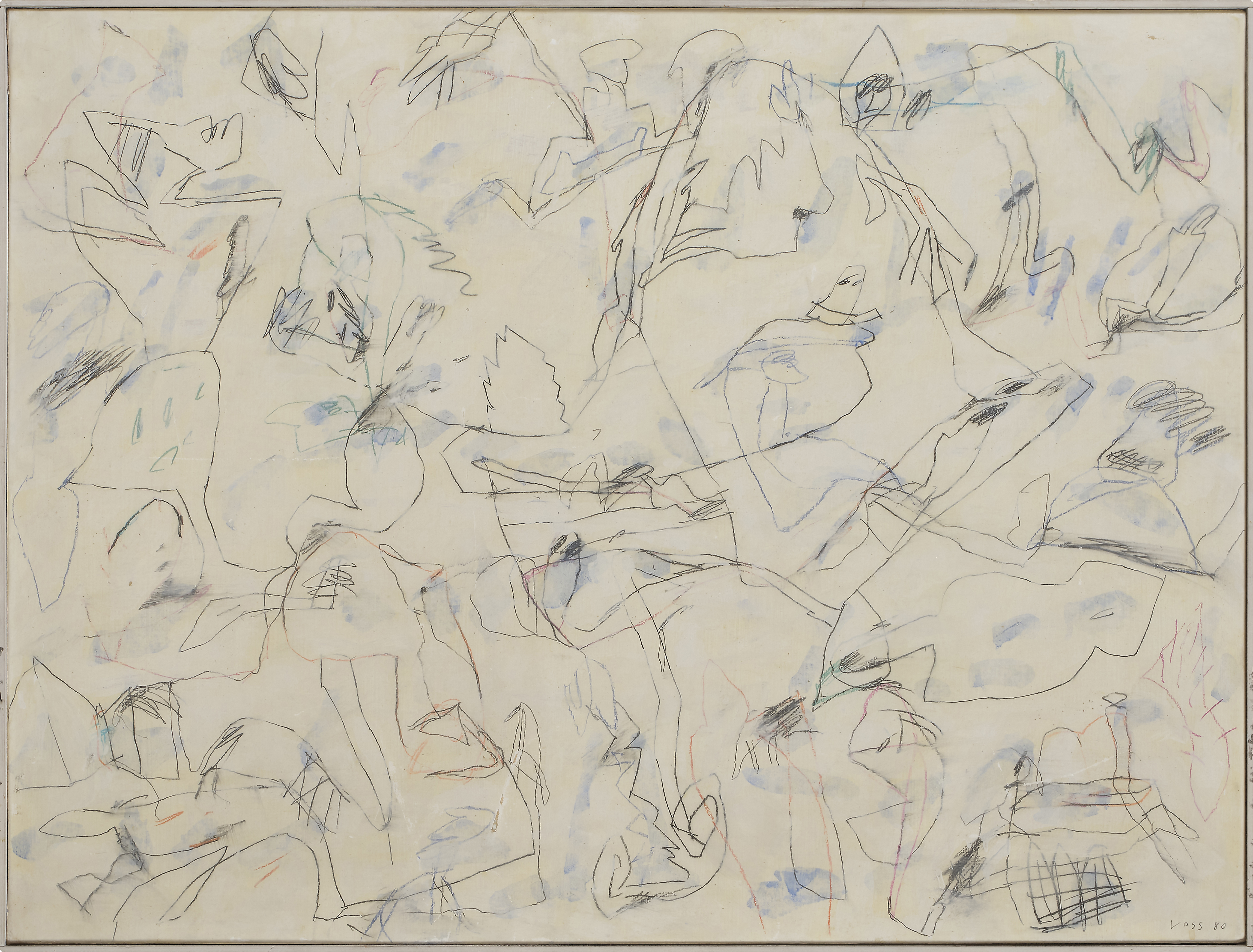 Jan VOSS (1936) — Sans titre, (19)80