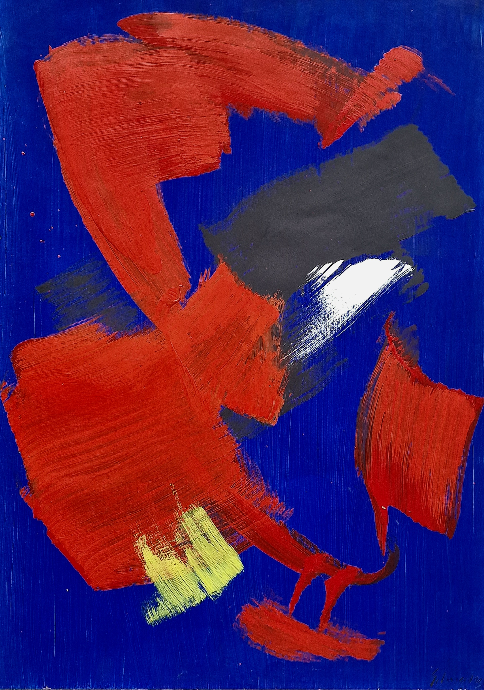 Gérard Schneider (1896-1986) — Composition abstraite, 1970