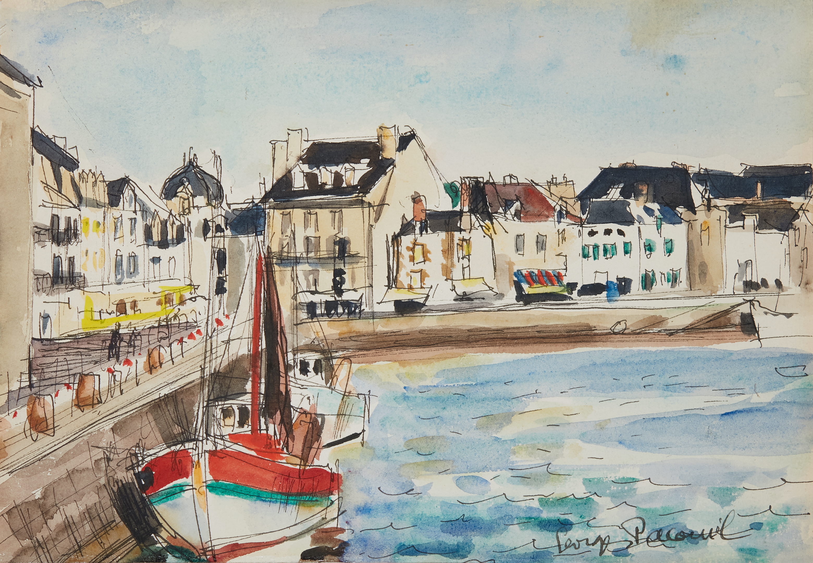 Georges PACOUIL (1903-1996) — Le Croisic