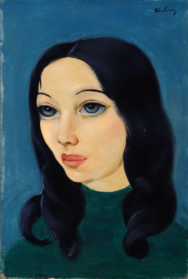 Moïse KISLING (1891 - 1953) — Jeune fille au pull vert