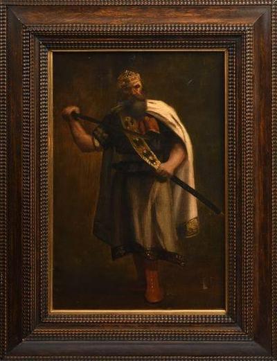 Attribué À Jean Paul Laurens — Le roi Gontran