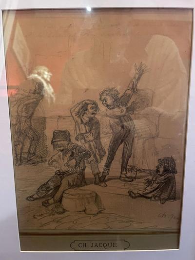 Charles Emile Jacque — Enfants dans la rue