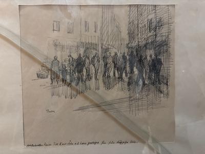 Olle LARSSON — Scène de rue à Paris