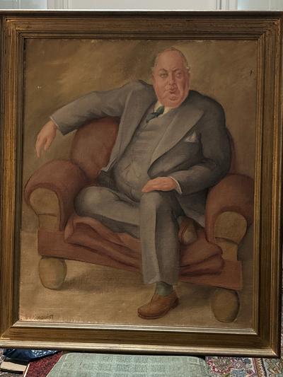 Lennart BLOMQVIST — Portrait de Gunnar Berndtson, directeur du cercle suédois à Paris